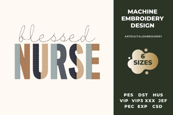 Blessed Nurse Embroidery: A Seller’s Review