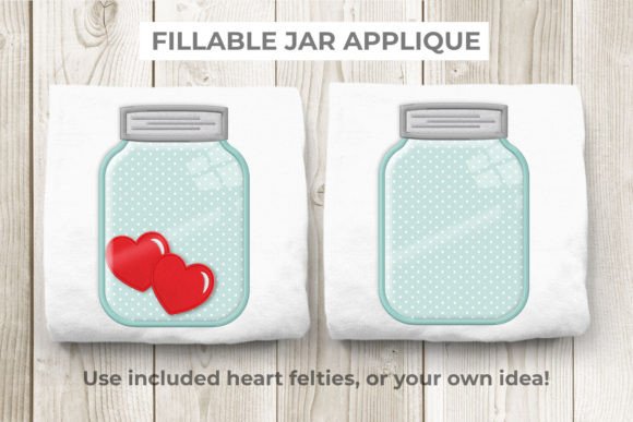 Review: Fillable Canning Jar Applique for Holiday Crafts