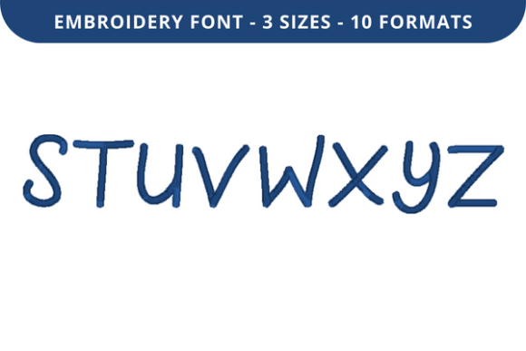 Reviewing Atilla the Hug Font S to Z for Embroidery