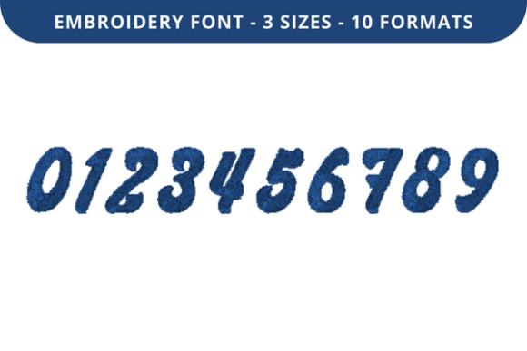 Reviewing New Retro Font 0 to 9 for Boutique Sweatshirts