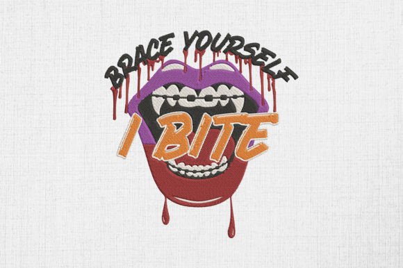 Vampire Halloween Brace Yourself I Bite Review